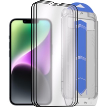 AlzaGuard Glass EasyFit DustFree iPhone 14 2.5D üvegfólia