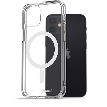 AlzaGuard Crystal Clear TPU Case Compatible with Magsafe iPhone 12 Mini tok