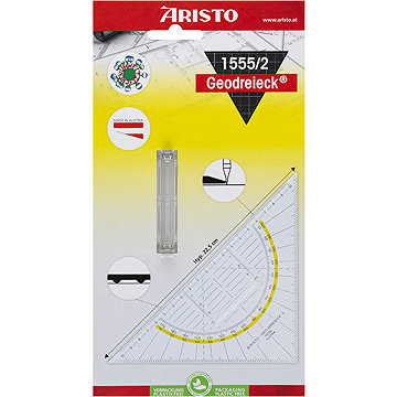 ARISTO geometrický trojúhelník s rukojetí, 22.5 cm