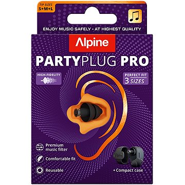 ALPINE Partyplug Pro, Black
