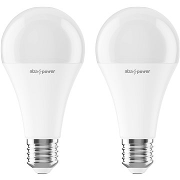 AlzaPower LED 18-115W, E27, 2700K, set, 2db