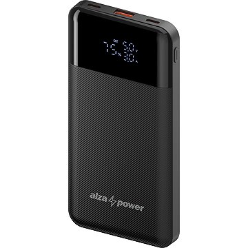 AlzaPower Parade Gen2 10000mAh Power Delivery, 22,5W, fekete