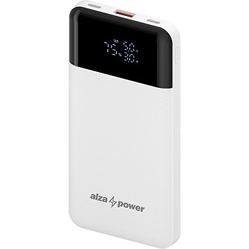 AlzaPower Parade Gen2 10000mAh Power Delivery, 22,5W, fehér