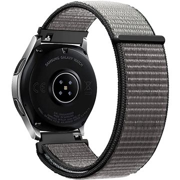 Eternico Airy Universal Quick Release 20mm - Elephant Gray and Black edge