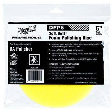Meguiar's DFP6 Soft Buff Foam Polishing Disc 6