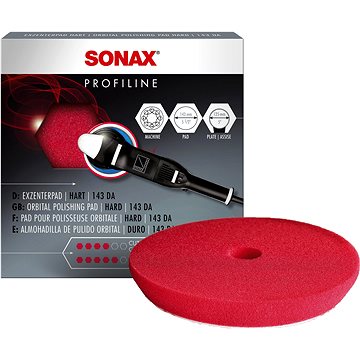 Sonax Profiline korong DA piros - 143 mm