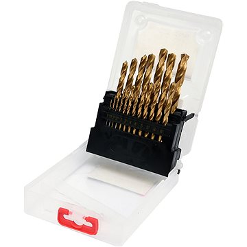 YATO HSS-TiN Fémfúrószár készlet, 19 db, 1-10 mm