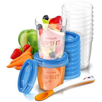 Philips AVENT VIA kisgyermek etetőkészlet, 20 db