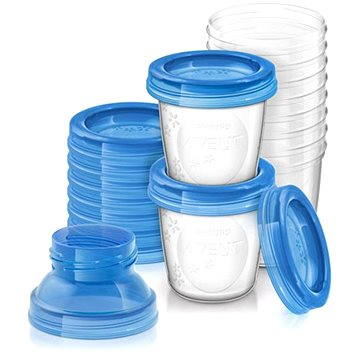 Philips AVENT VIA poharak fedéllel 180 ml - 10 db