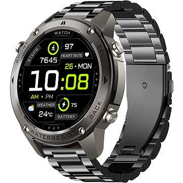 Aligator Watch GPS, fekete