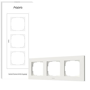AQARA Switch Frame H2 EU (3-gang) (FE-X02D), fehér