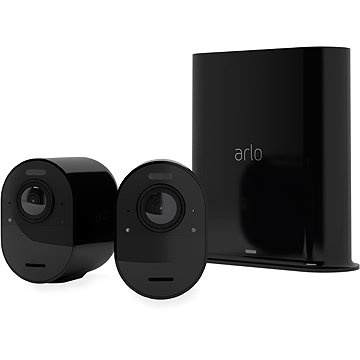Arlo Ultra 2 Outdoor Security Camera, fekete, 2 db