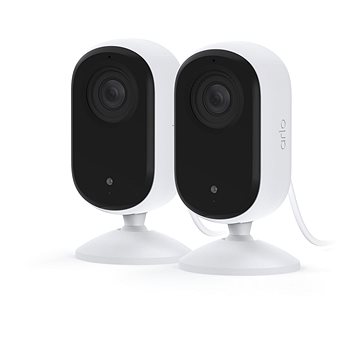 Arlo Essential Gen.2 2K Indoor Security Camera, 2db, fehér