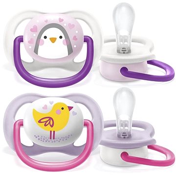 Philips AVENT Ultra air állatos, 0-6m kislány, 2 db