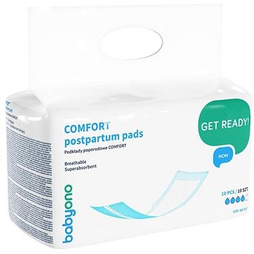 BabyOno Comfort eldobható, szülés után használható, 10 darab