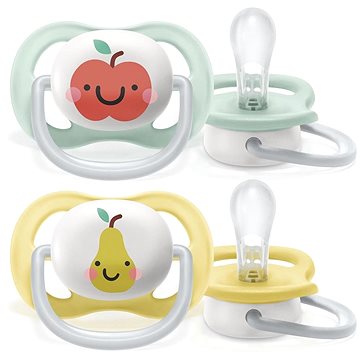 Philips AVENT Ultra Air Cumi, semleges (alma), 0-6 hó, 2 db