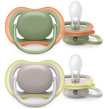 Philips AVENT Ultra Air Cumi, semleges, 6-18 hó, 2 db