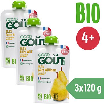 Good Gout Bio körte Williams (3×120 g)