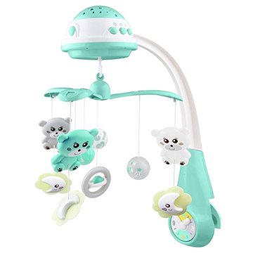 BABY MIX Körforgó világító projektorral - mint