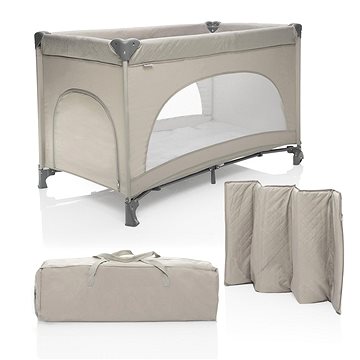 ZOPA Összecsukható utazóágy Lely Sand Beige