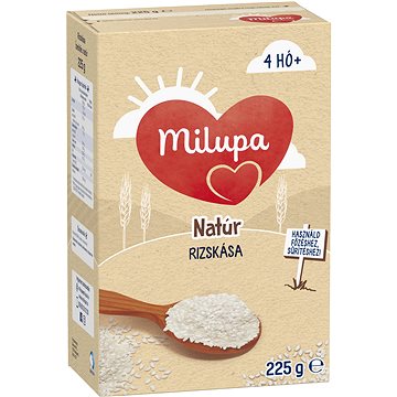 MILUPA natúr rizskása 4 hónapos kortól 225 g