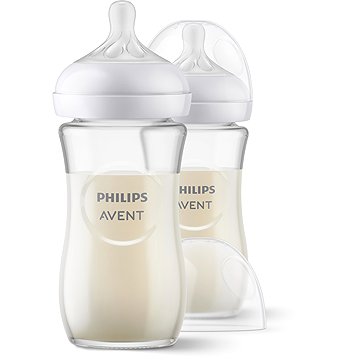 Philips AVENT Natural Response, üveg, 240 ml, 1m+, 2 darab