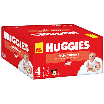 HUGGIES Little Movers, 4-es méret (150 darab)