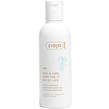 ZIAJA Med Baby&Kids hipoallergén tápláló fürdőolaj 200 ml