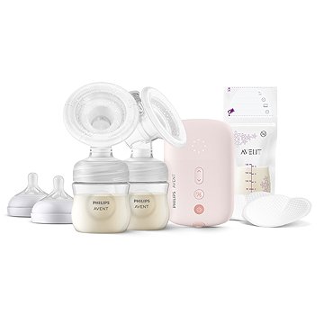 Philips AVENT elektromos mellszívó DUO SCF397/31 + ajándék eldobható melltartóbetét 100 db