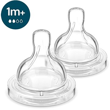 Philips AVENT Anti-Colic, lassú átfolyású, 1m+, 2 db