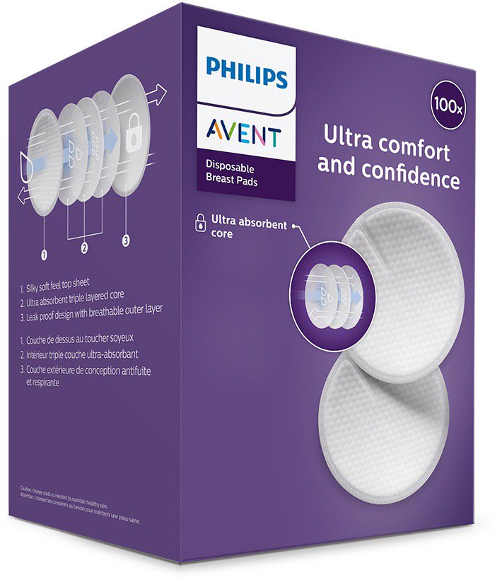 Philips AVENT eldobható melltartó betét 100db