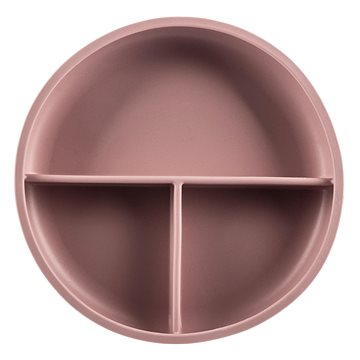 Zopa Osztott tányér tapadókoronggal Old Pink