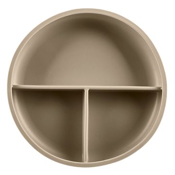 Zopa Osztott tányér tapadókoronggal Sand Beige