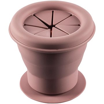 Zopa Kekszes tál tapadókoronggal Old Pink