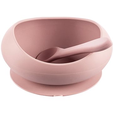 Zopa Tál emelt peremmel és tapadókoronggal Old Pink