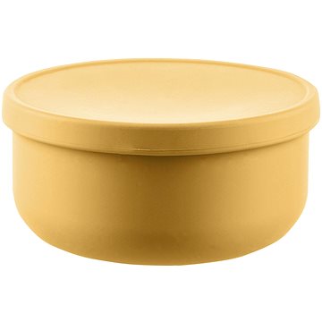 Zopa tál fedővel Mustár Yellow