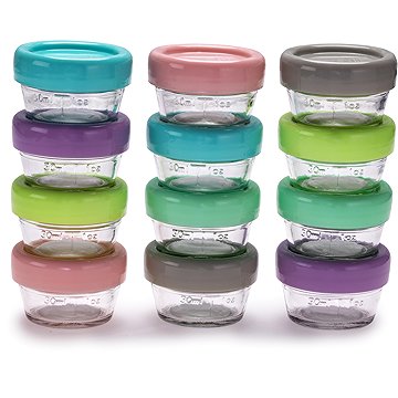 Melii Üveg ételtároló 59 ml - 12 db