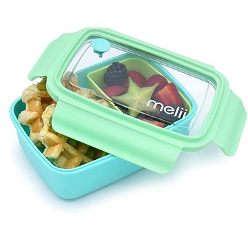 Melii Bento Box snack doboz, kék