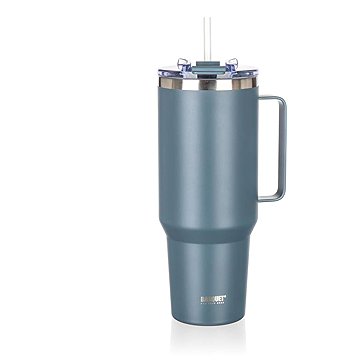 BANQUET TWAIN Termohrnek 1200 ml nerezový s uchem, tmavě šedý