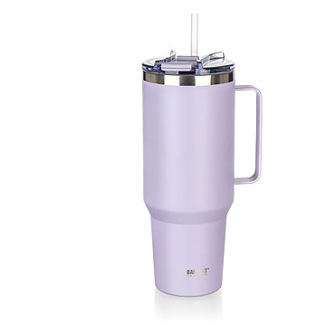 BANQUET TWAIN Termohrnek 1200 ml nerezový s uchem, lila
