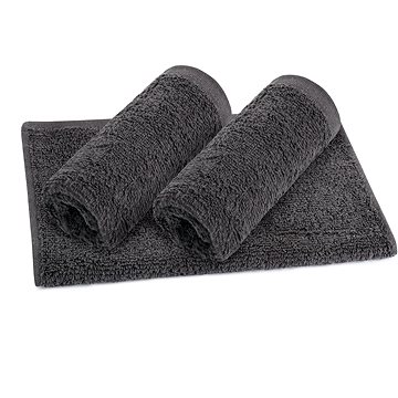 Bellatex frottír, 3 darabos szett - 30 × 50 106/44 sötétszürke