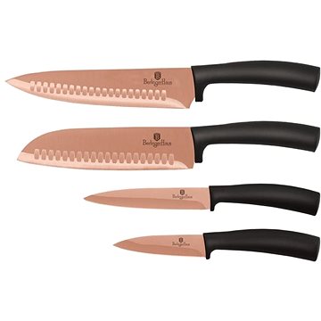 BERLINGERHAUS tapadásmentes késkészlet - Rose Gold, 4 db