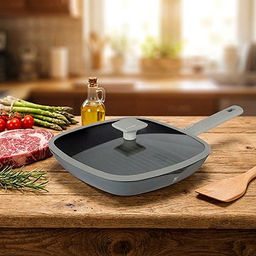 Berlingerhaus Grill serpenyő fedővel 28 cm Aspen Collection BH-7073