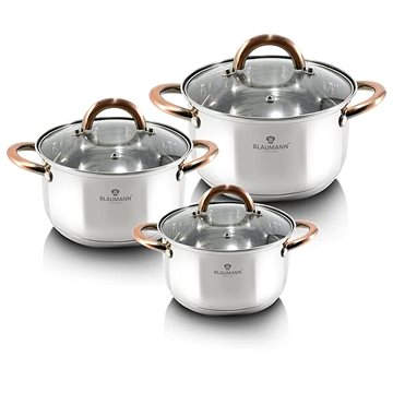 BLAUMANN Gourmet line Copper rozsdamentes acél, 6 darabos szett