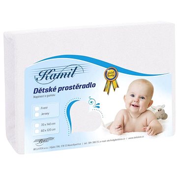 Bellatex frottír - 60 × 120 cm - fehér, gyerekeknek