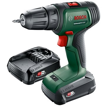 BOSCH 06039D4002 UniversalDrill 18, 2 × 1,5Ah