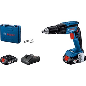 BOSCH GTB 185-Li 18 V 2× 2 Ah (kofferban) + GMA 55 automatikus adagoló tartozék