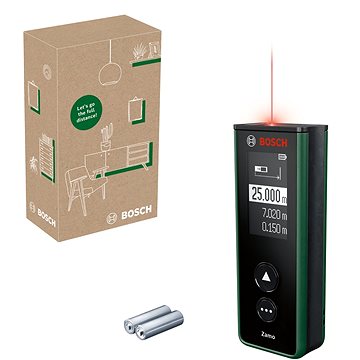 BOSCH 06036729Z0 Zamo Digitális lézeres távolságmérő, 25 m (2×AAA)