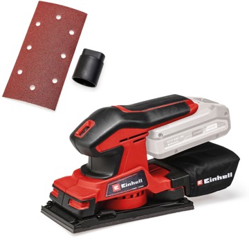 EINHELL akkus rezgőcsiszoló TC-OS 18/187 Li Solo, 4460725 (akku nélkül)