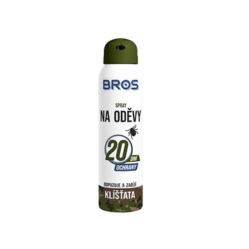 BROS Kullancsriasztó spray ruházatra, 90 ml